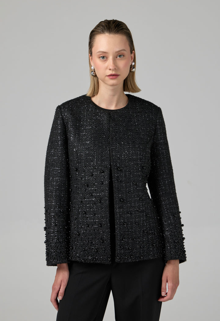 新品　HEVE へイヴ　Bubbly Tweed black Bubbly Tweed black | HEVE