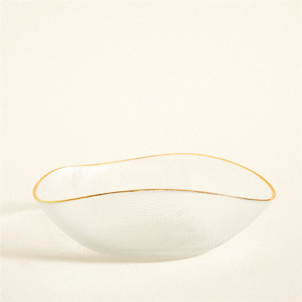 Chakra Siso Decorative Bowl 20Cm Transparent/Gold