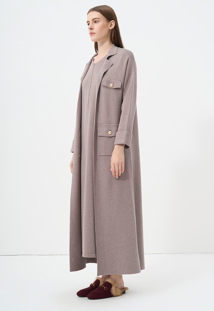 Choice Outerwear With Button Accessories Light Brown