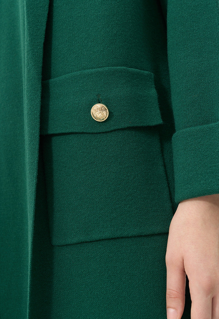 Choice Outerwear With Button Accessories Green