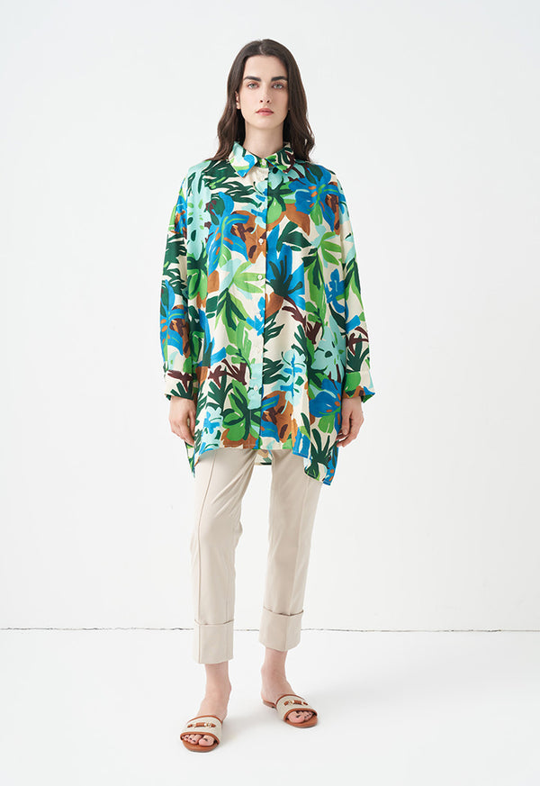 Choice Floral Long Sleeve Shirt Printed Multi