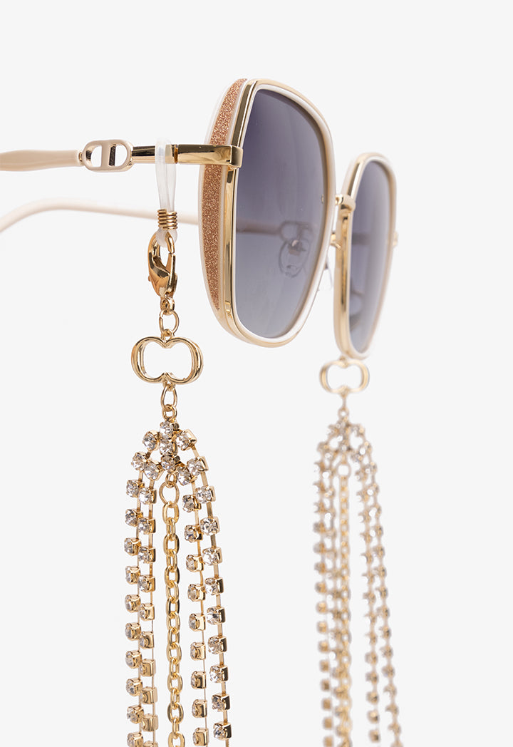 Choice Crystal Tussles Sunglasses Accessory Gold