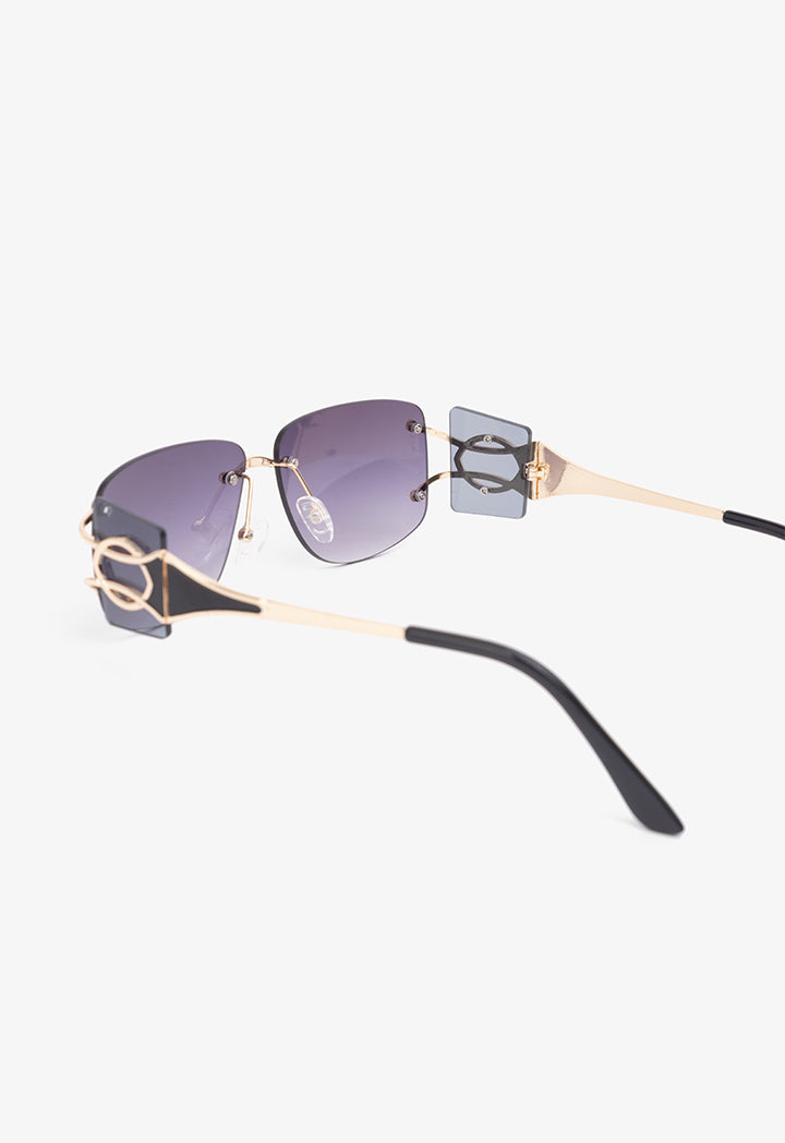 Choice Iconic Frameless Sunglasses Black