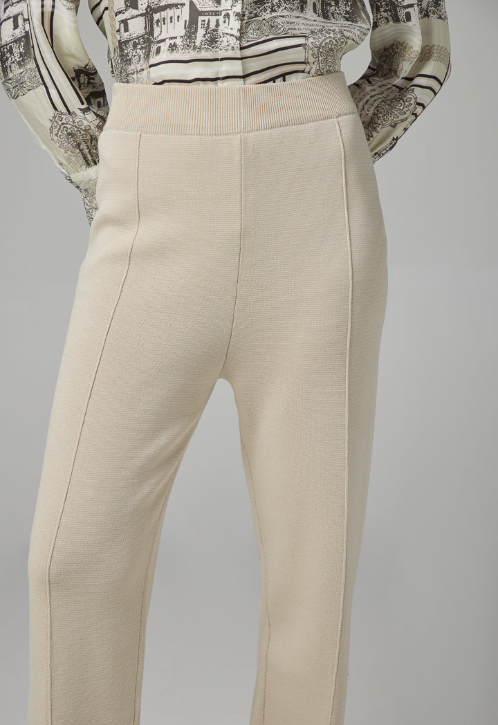 Choice Solid Elasticated Waistband Trousers Grey