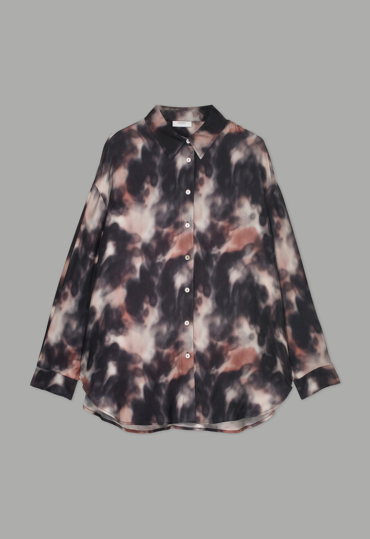 Choice Long Sleeve Printed Shirt Multi Color