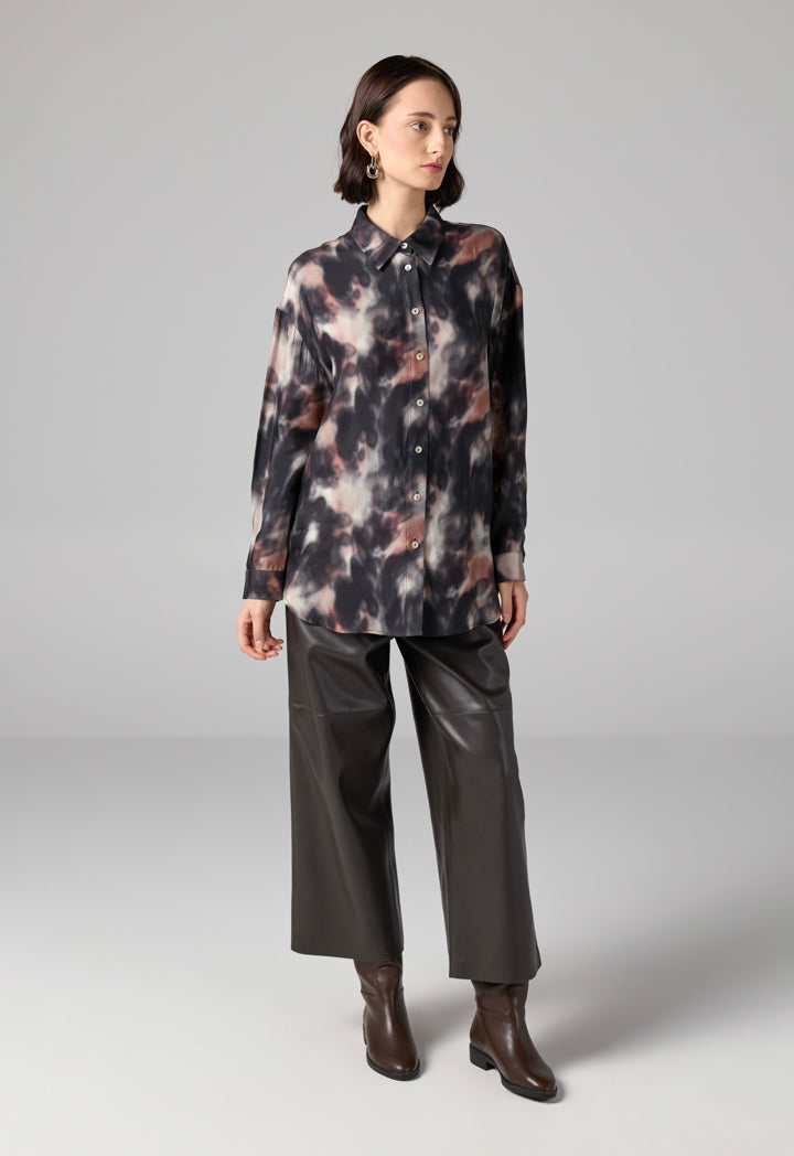 Choice Long Sleeve Printed Shirt Multi Color