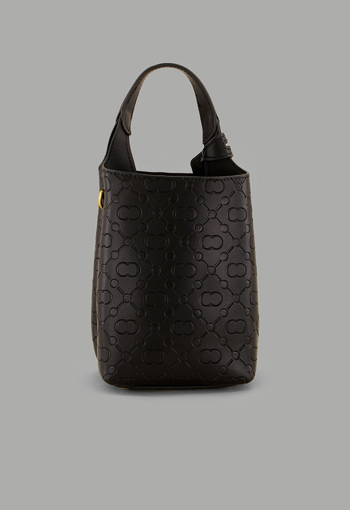 Choice Monogram Mini Shopping Bag Black