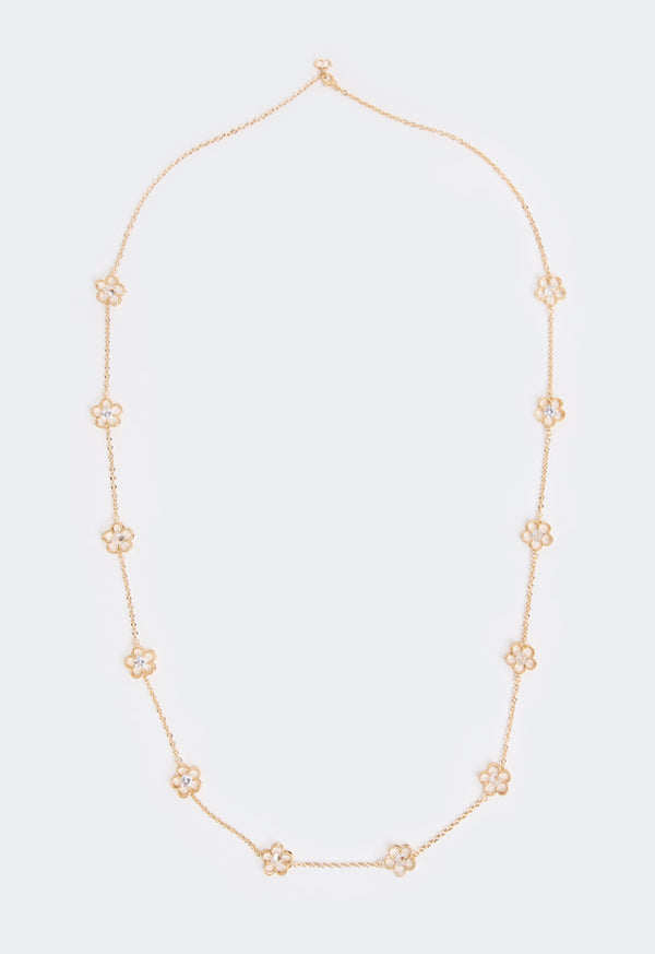 Choice Long Clove Necklace Gold