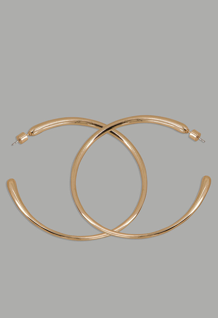 Choice Large Slim Hoops Gold