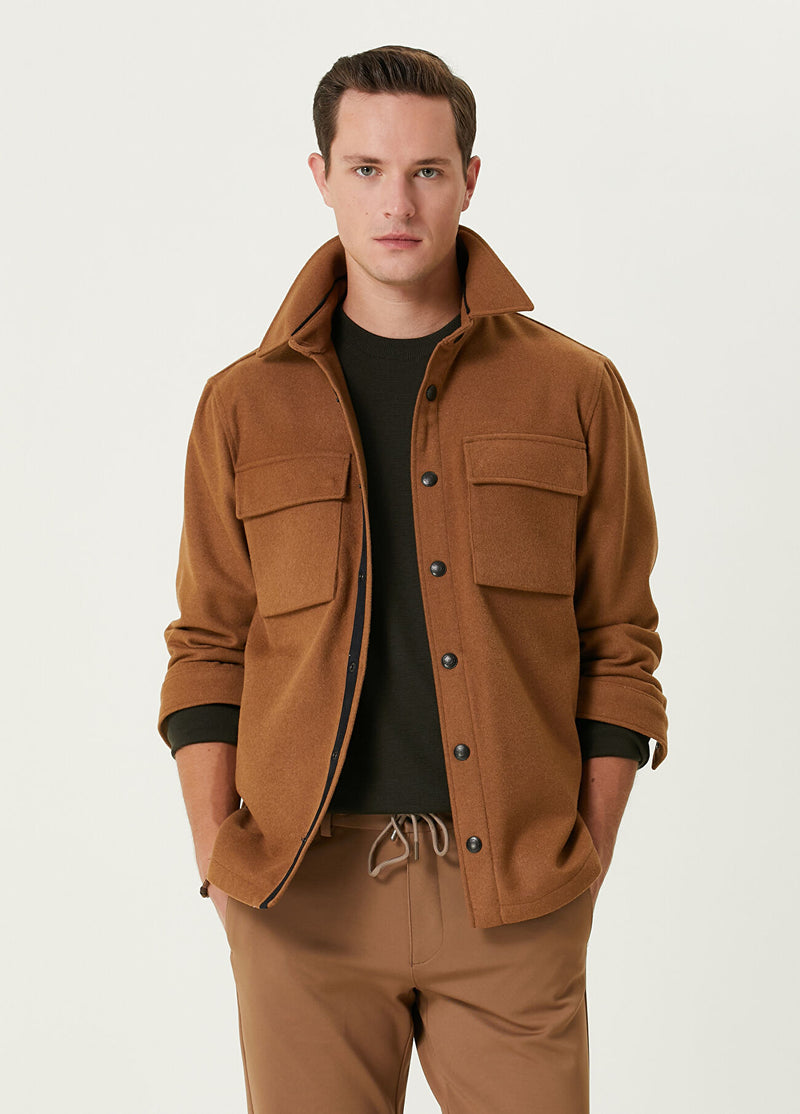 Beymen Club Men Hair Overshirt Camel