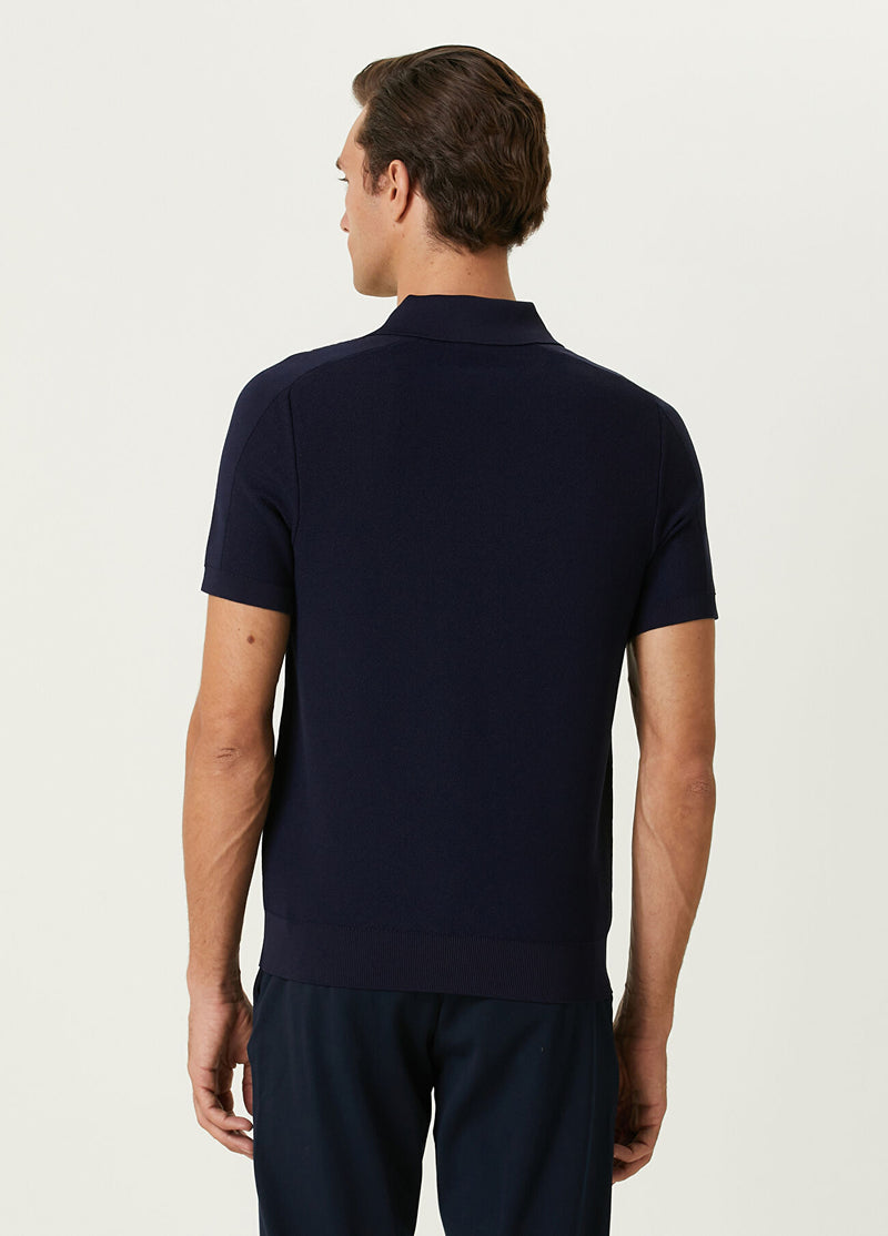 Beymen Club Men Polo Short Sleeve Sweater Navy