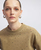 Ipekyol Rhinestone Sweatshirt Light Khaki