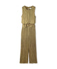 Ipekyol Pleated Jumpsuit With Metal Buckles Green