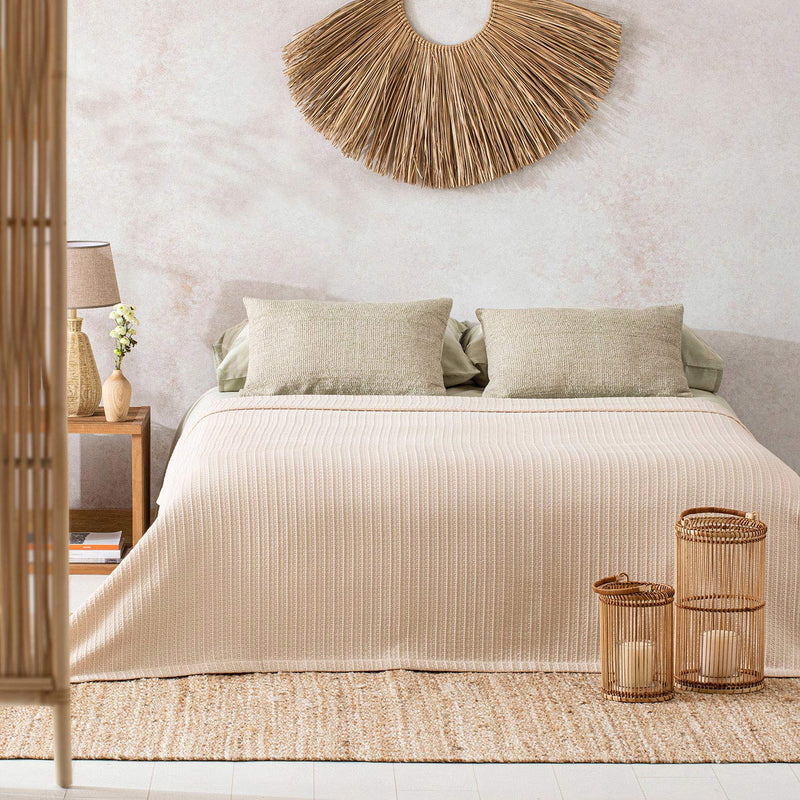 Chakra Palmita Pique Dbl Beige