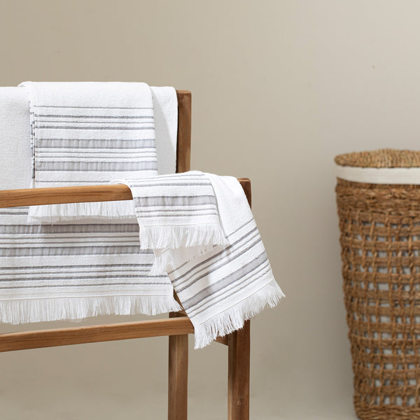 Chakra Derin Towel 100X150 Cm White