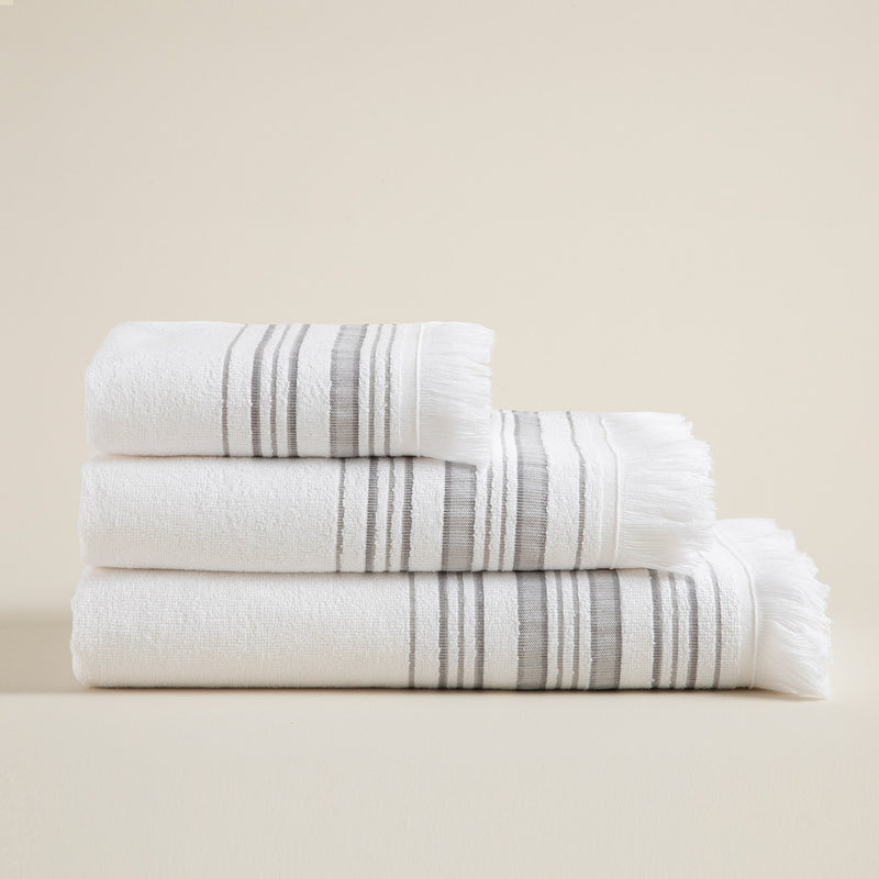 Chakra Derin Towel 100X150 Cm White