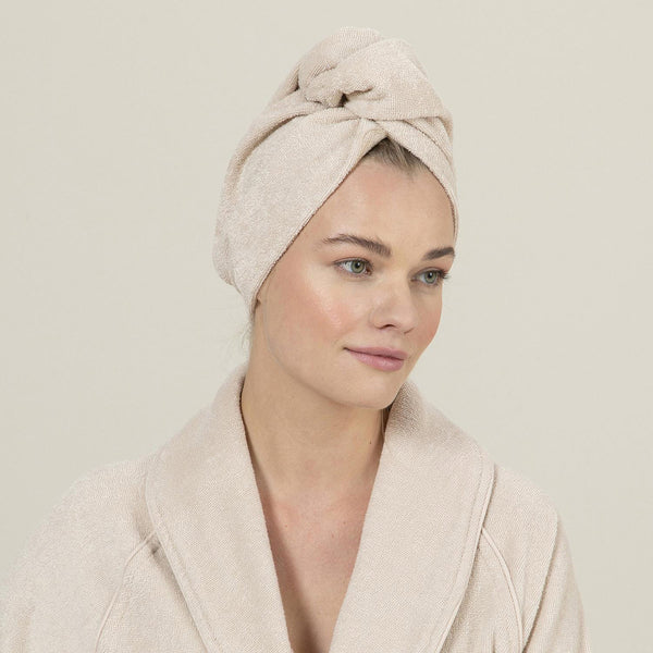 Chakra Solid Hair Bonnet  Ecru
