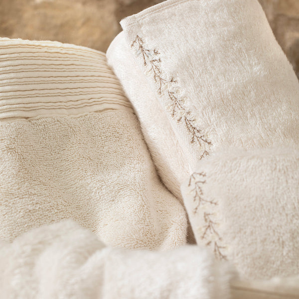 Chakra Grasse Towel 50X90Cm Natural