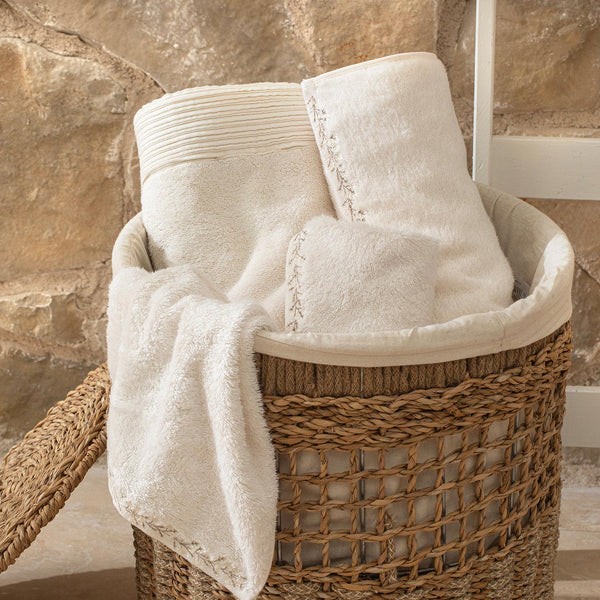 Chakra Grasse Towel 85X150Cm Natural