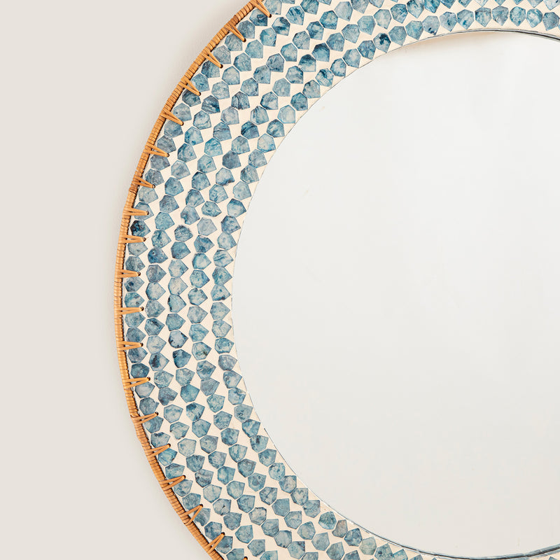 Chakra Hanoi Mirror 80 Cm White