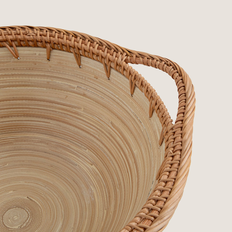 Chakra Hanoi Decorative Bowl White