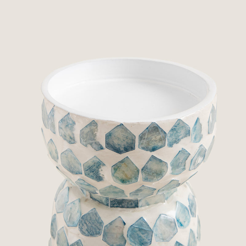 Chakra Hanoi Candle Holder White