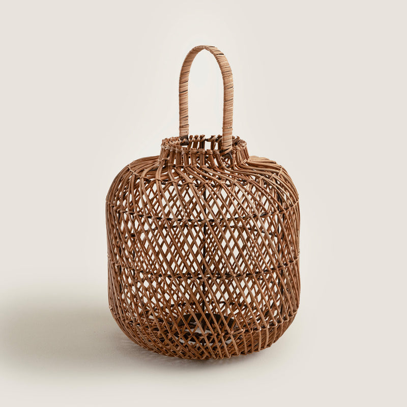 Chakra Cu Chi Rattan Lantern 32 Cm Natural