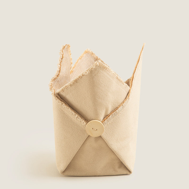 Chakra Button Pot Cover 15 Cm Natural