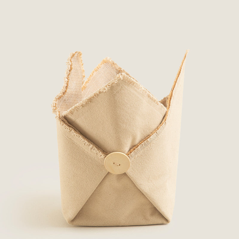 Chakra Button Pot Cover 19 Cm Natural