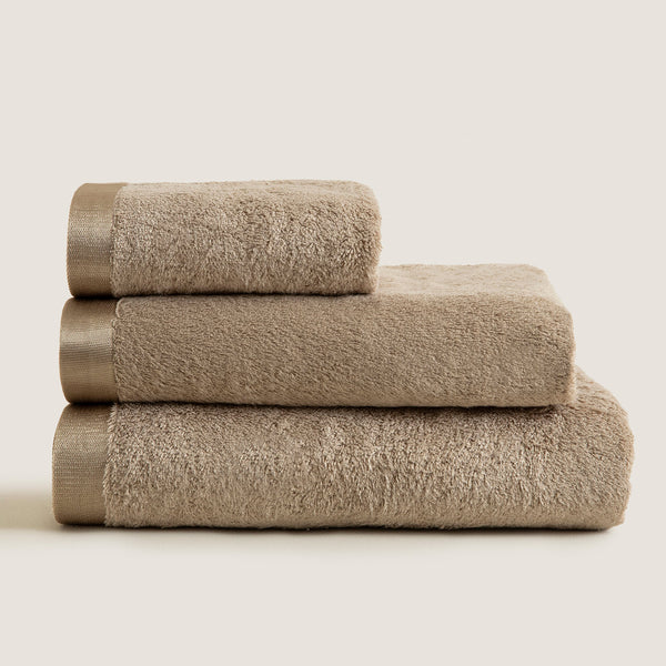 Chakra Floss Towel 50X90Cm Dark Beige