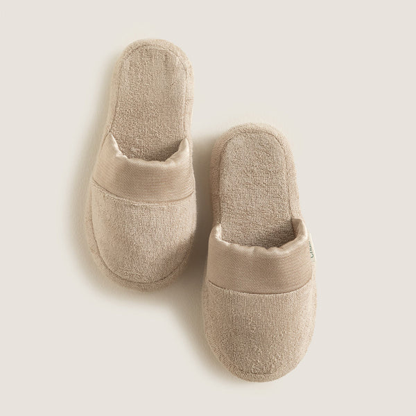 Chakra Floss Unisex Slipper Dark Beige