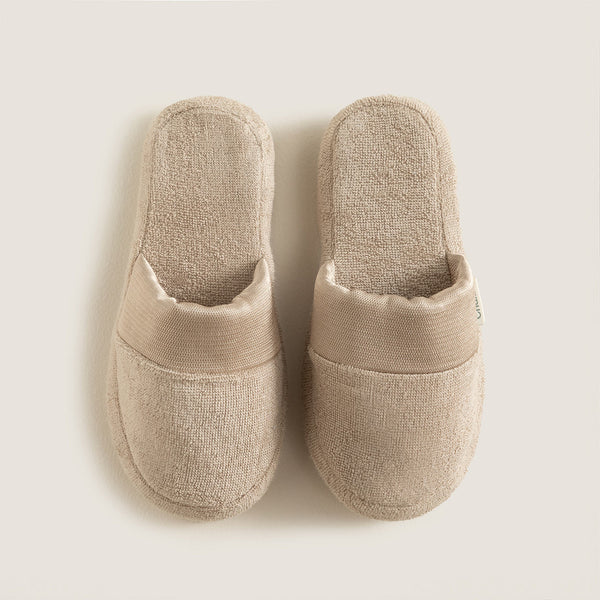 Chakra Floss Unisex Slipper Dark Beige
