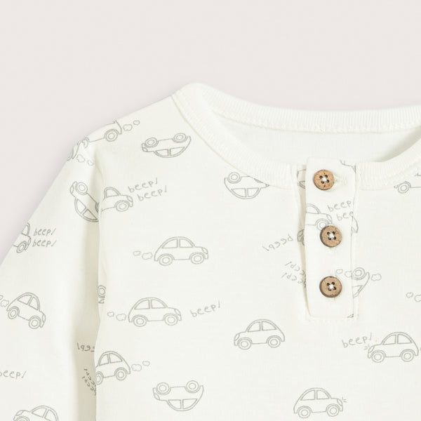 Chakra Little Driver Printed Body Ecru