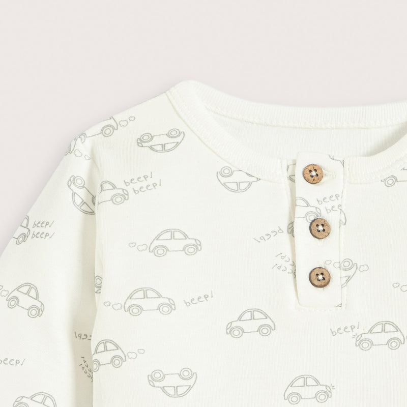 Chakra Little Driver Printed Body Ecru