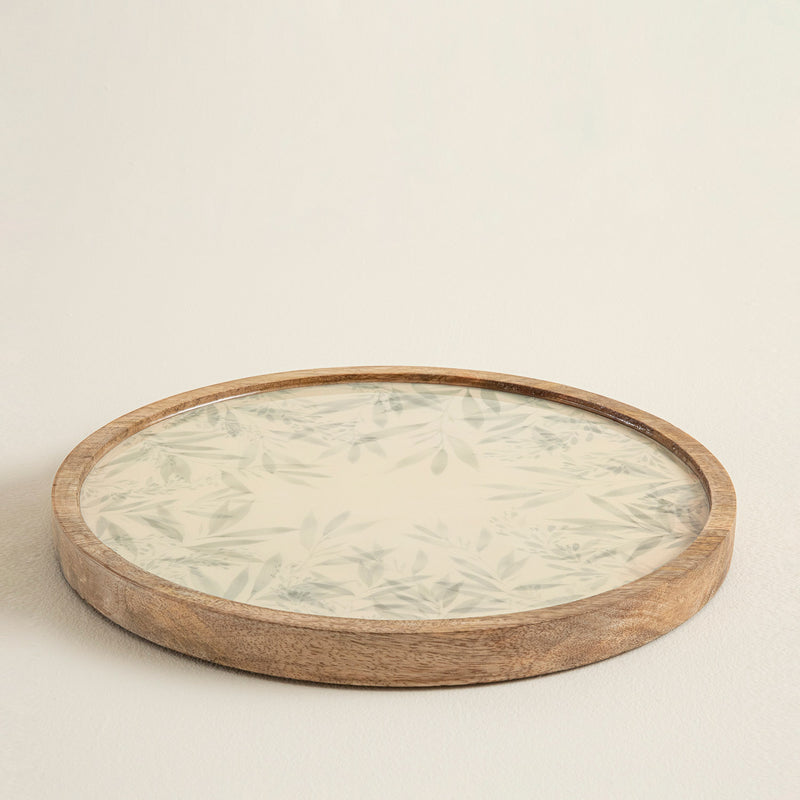 Chakra Lorenza Serving Plate 25 Cm Beige