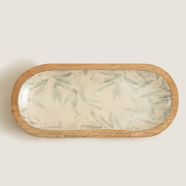 Chakra Lorenza Serving Plate 36X16,5 Cm Beige