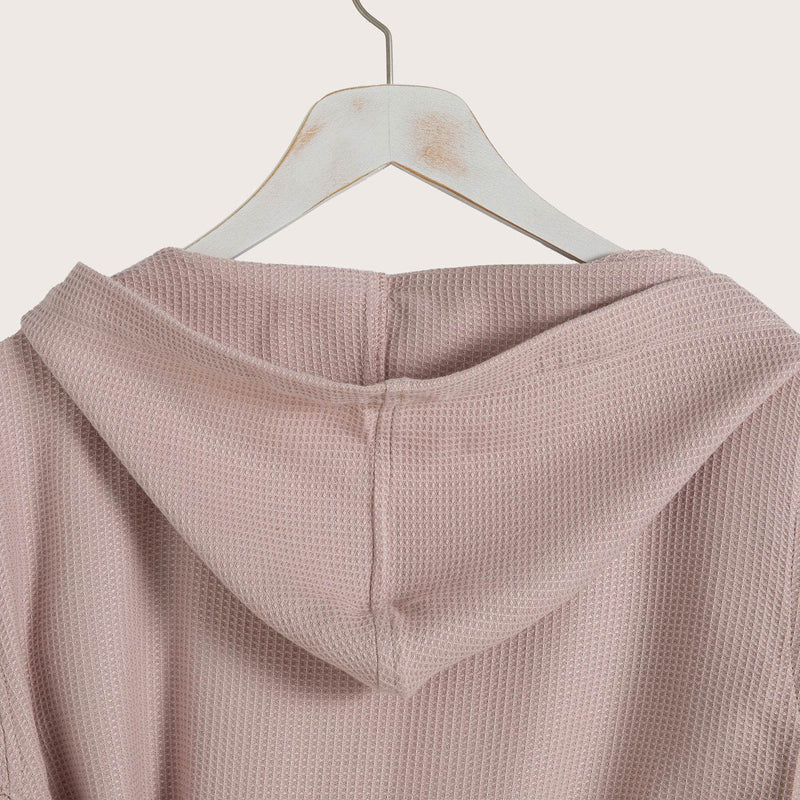 Chakra Little Basic Hoodie Bathrobe Pink