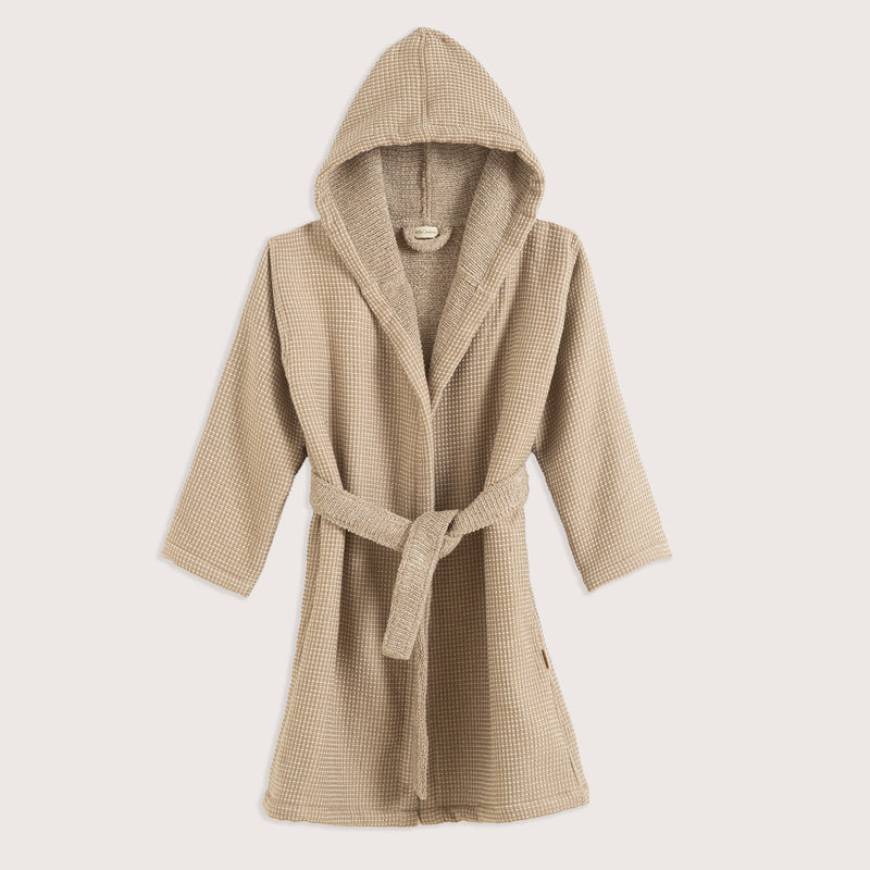 Chakra Little Basic Boy Bathrobe Khaki