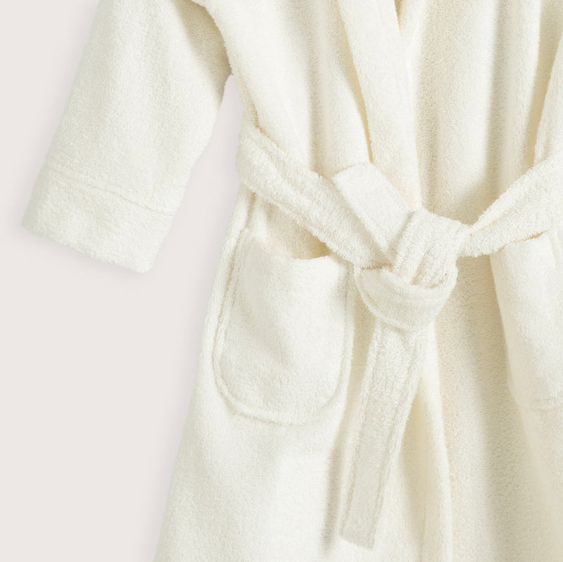 Chakra Fox Hoodie Bathrobe Vanilla