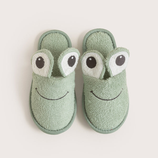 Chakra Frog Slipper Green
