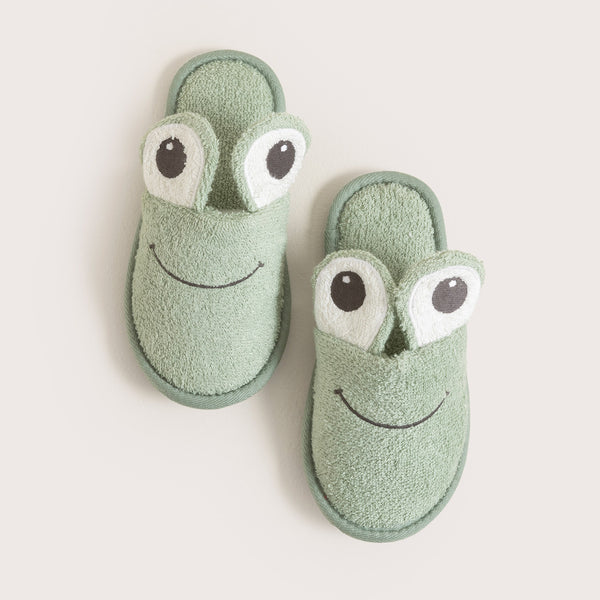 Chakra Frog Slipper Green