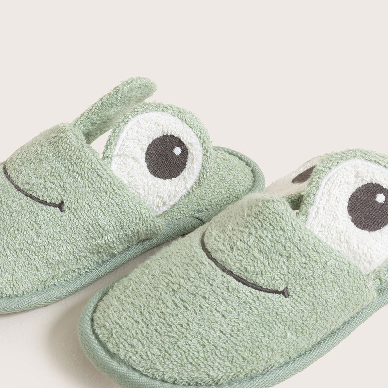 Chakra Frog Slipper Green