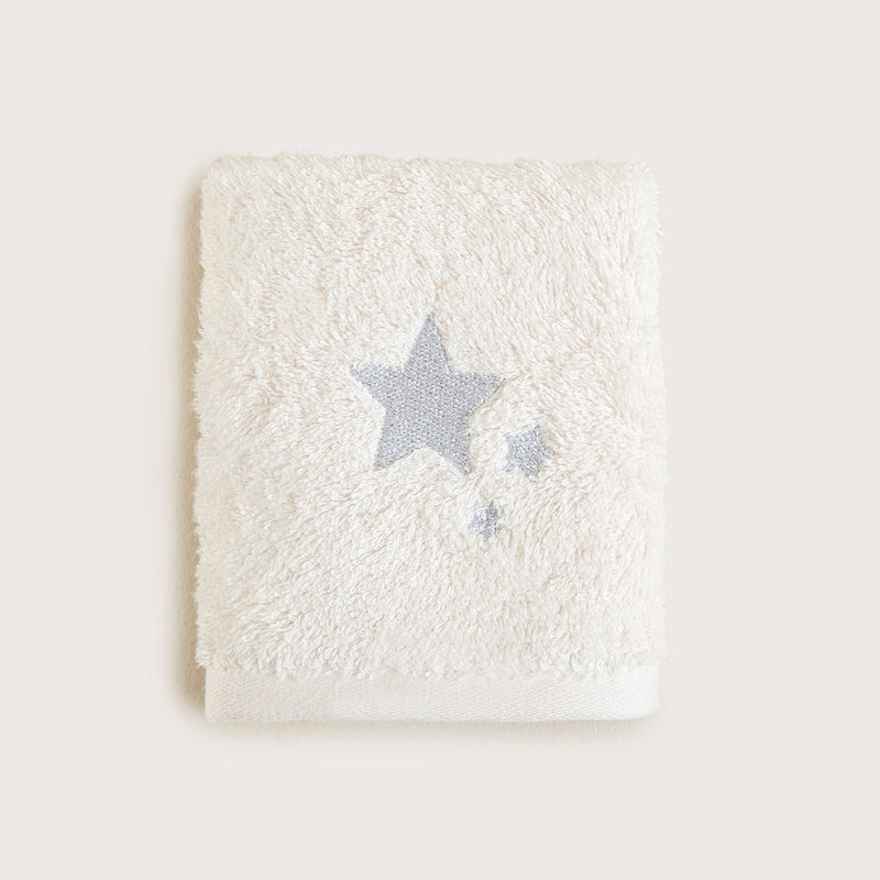 Chakra Littlestar Star Hand Towel Ecru