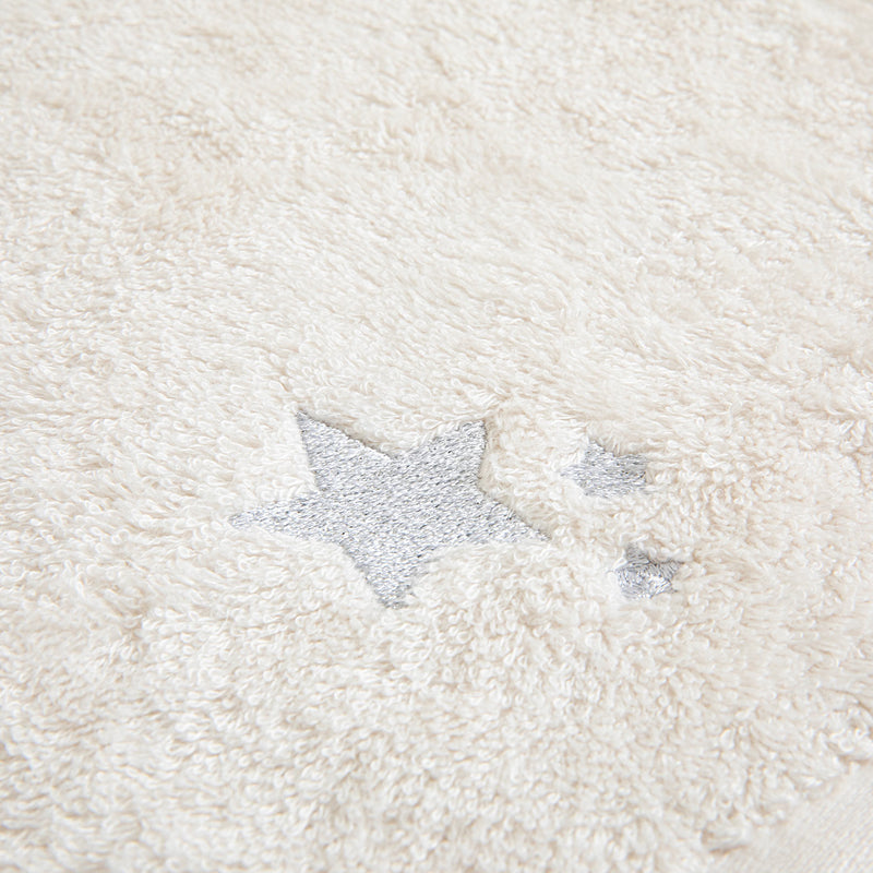 Chakra Littlestar Star Hand Towel Ecru