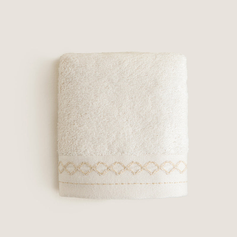 Chakra Mardille Towel 30X50 Cm Ecru