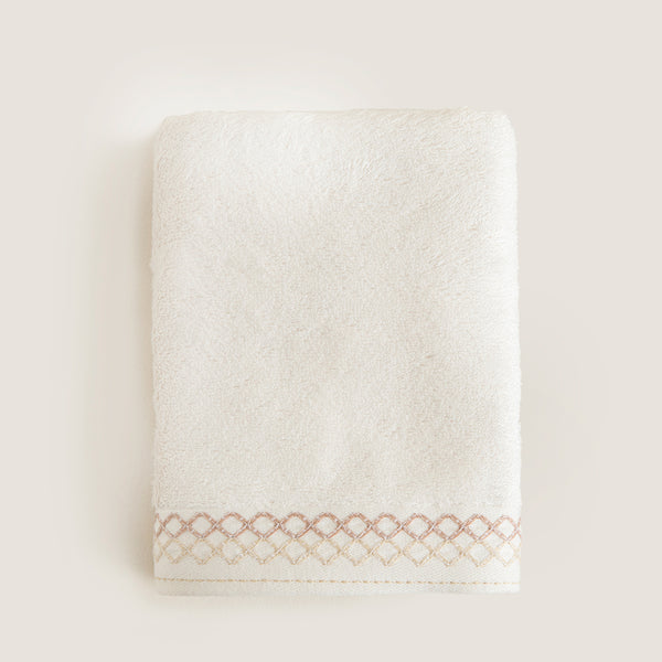 Chakra Mardille Towel 50X90 Cm Ecru