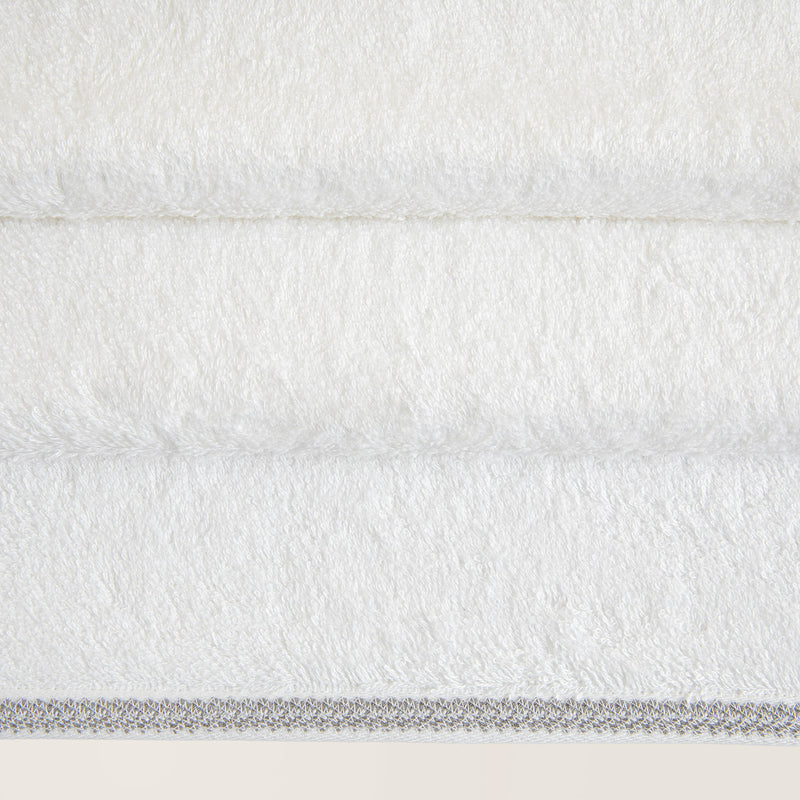 Chakra Herringbone Towel 50X90 Cm White