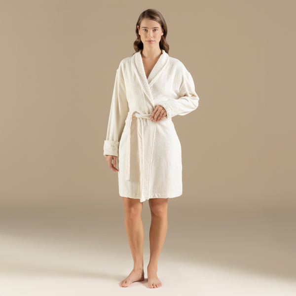 Chakra Narde Woman Bathrobe Natural