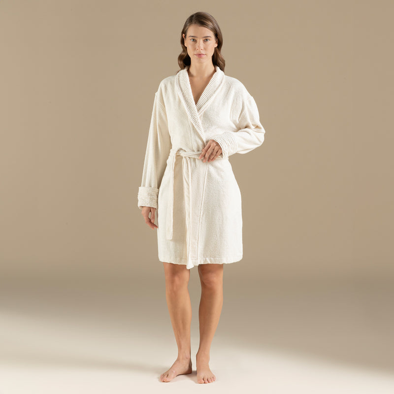 Chakra Narde Woman Bathrobe Natural