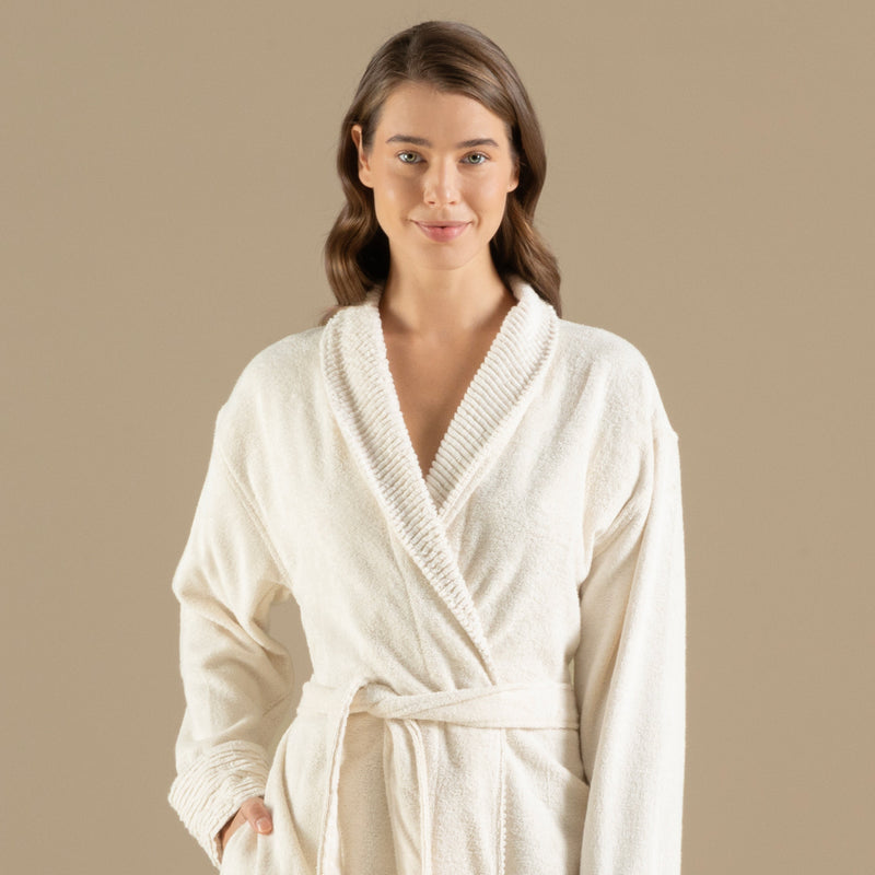 Chakra Narde Woman Bathrobe Natural